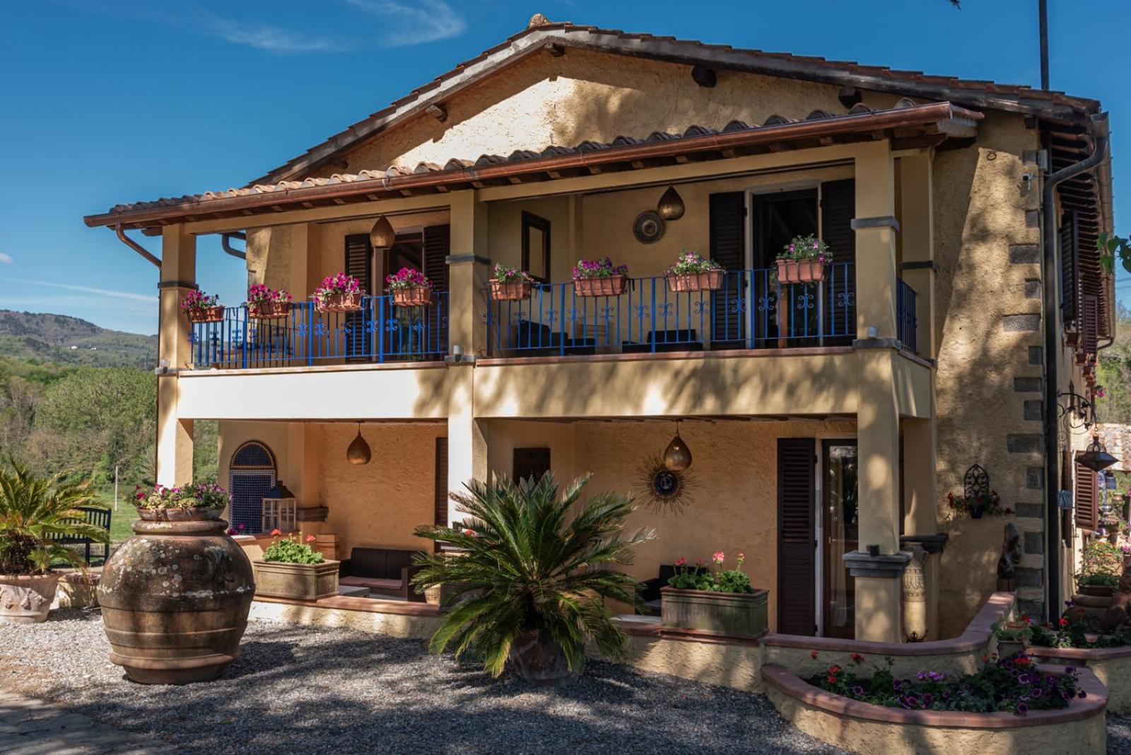 Villa Poggio Di Gaville Meleto Bagian luar foto